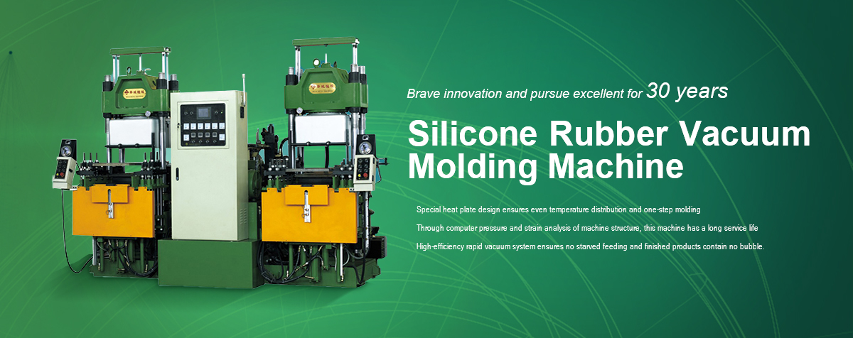 Silicone rubber vacuum molding machine